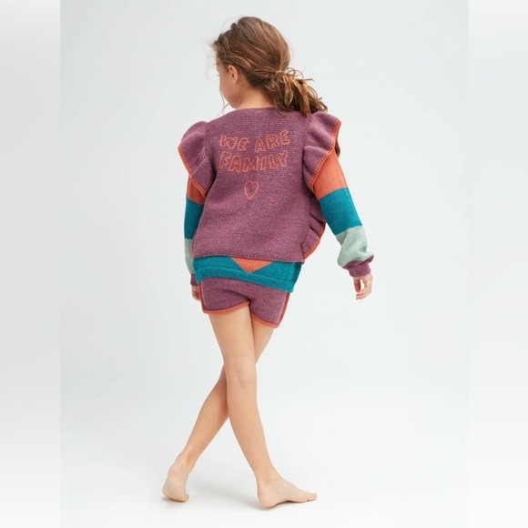 Oeuf Other - NWT Oeuf Mauve/Apricot Ruffle Vest